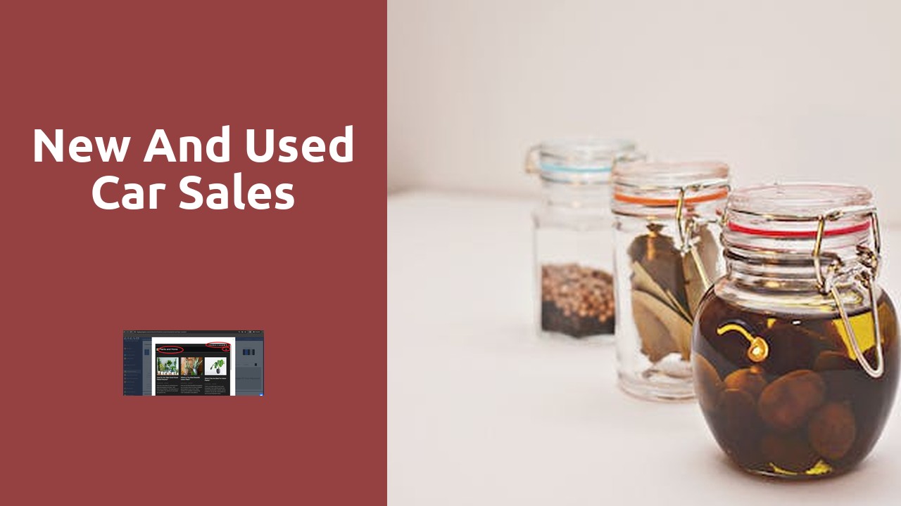 New and Used Car Sales