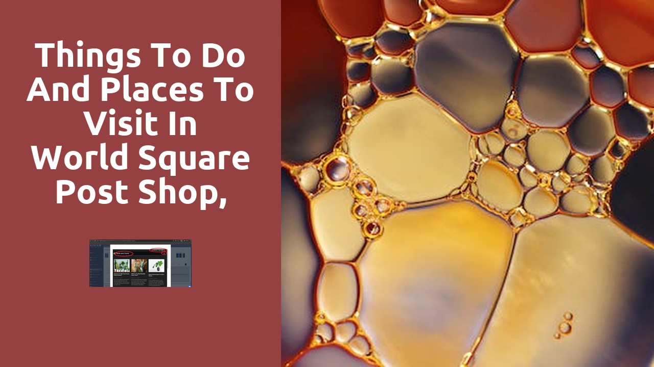 Things to do and places to visit in World Square Post Shop, Sydney